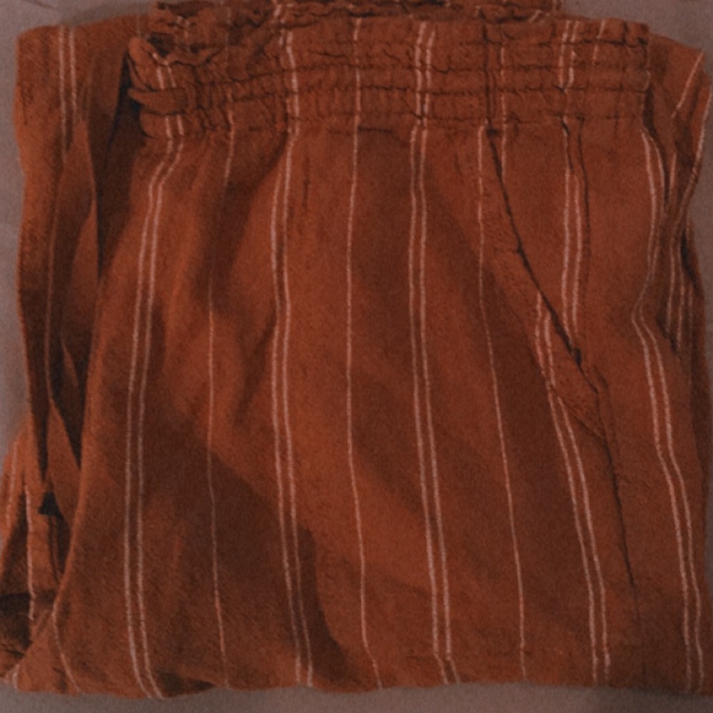 Wide Leg striped beach pants